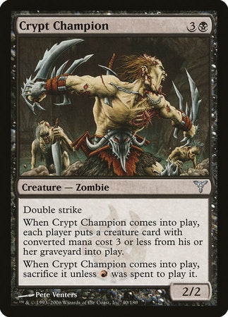 Crypt Champion [Dissension] | Exor Games Bridgewater