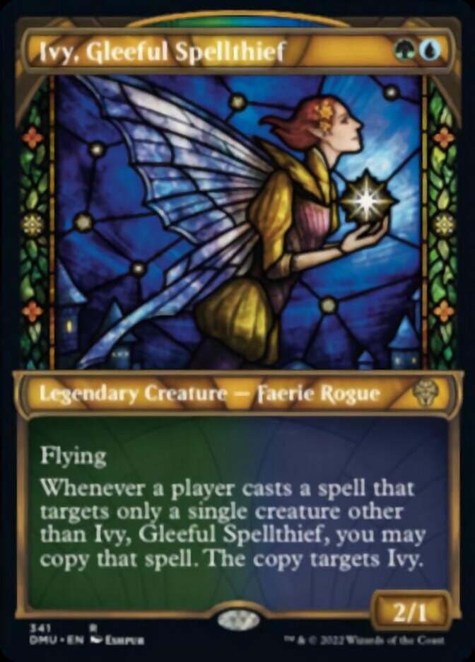 Ivy, Gleeful Spellthief (Showcase Textured) [Dominaria United] | Exor Games Bridgewater