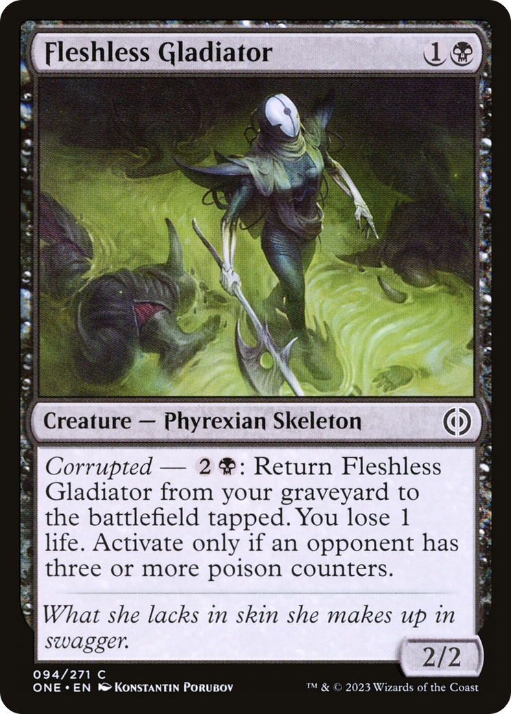 Fleshless Gladiator [Phyrexia: All Will Be One] | Exor Games Bridgewater