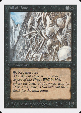 Wall of Bone [Unlimited Edition] | Exor Games Bridgewater