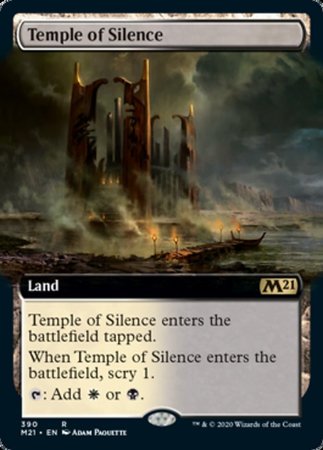 Temple of Silence (Extended Art) [Core Set 2021] | Exor Games Bridgewater