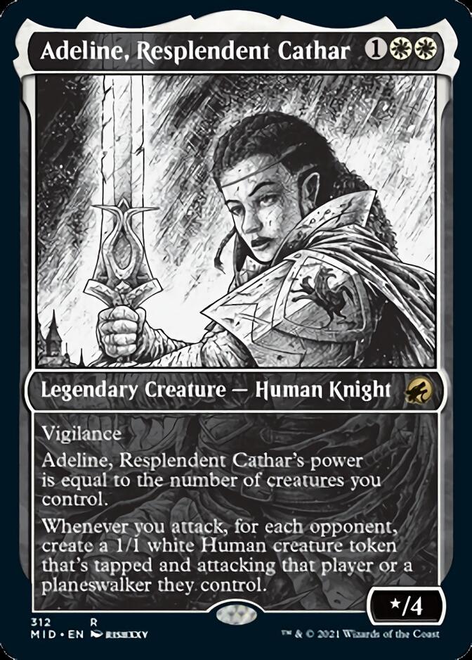 Adeline, Resplendent Cathar (Showcase Eternal Night) [Innistrad: Midnight Hunt] | Exor Games Bridgewater