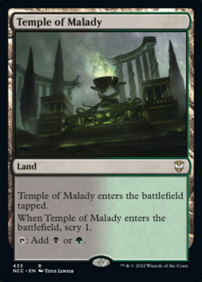 Temple of Malady [Streets of New Capenna Commander] | Exor Games Bridgewater