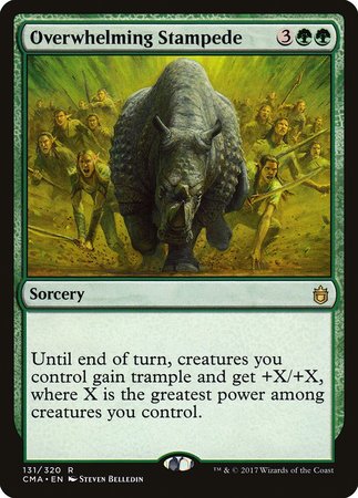 Overwhelming Stampede [Commander Anthology] | Exor Games Bridgewater