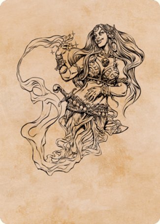 Djinni Windseer (Showcase) Art Card [Dungeons & Dragons: Adventures in the Forgotten Realms Art Series] | Exor Games Bridgewater