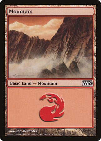 Mountain (242) [Magic 2010] | Exor Games Bridgewater