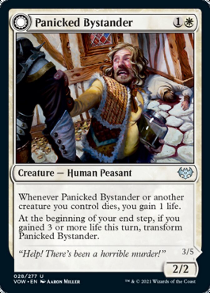 Panicked Bystander // Cackling Culprit [Innistrad: Crimson Vow] | Exor Games Bridgewater