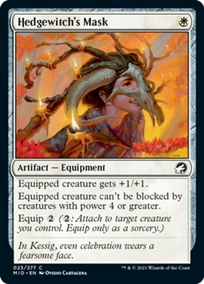 Hedgewitch's Mask [Innistrad: Midnight Hunt] | Exor Games Bridgewater