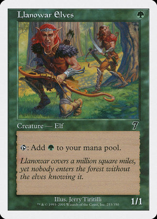 Llanowar Elves [Seventh Edition] | Exor Games Bridgewater