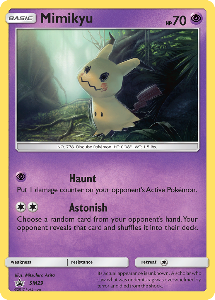 Mimikyu (SM29) [Sun & Moon: Black Star Promos] | Exor Games Bridgewater