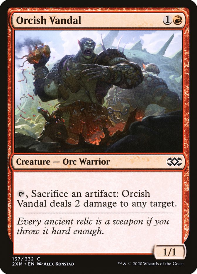 Orcish Vandal [Double Masters] | Exor Games Bridgewater