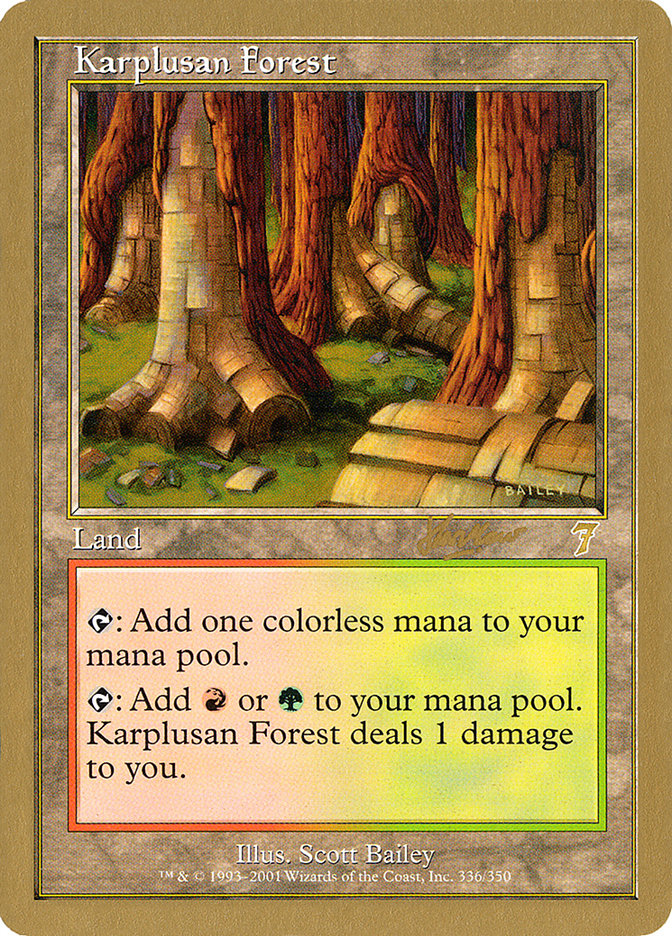 Karplusan Forest (Sim Han How) [World Championship Decks 2002] | Exor Games Bridgewater