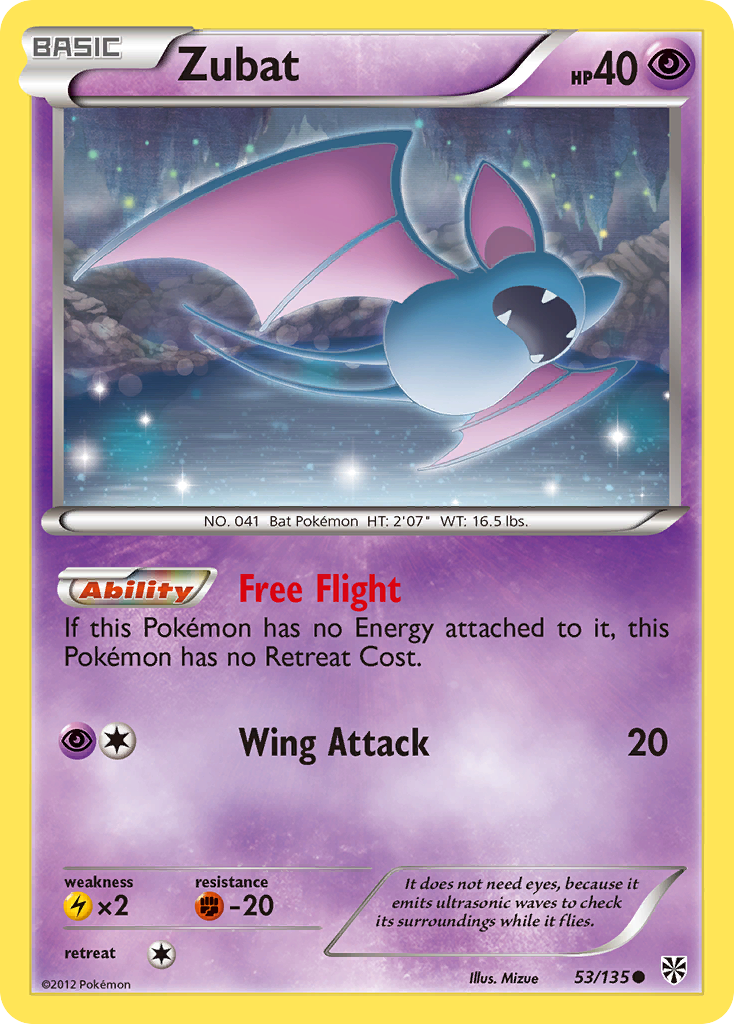 Zubat (53/135) [Black & White: Plasma Storm] | Exor Games Bridgewater