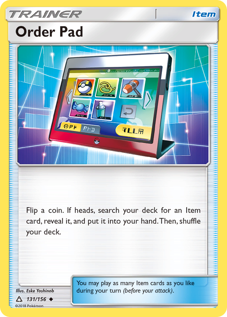Order Pad (131/156) [Sun & Moon: Ultra Prism] | Exor Games Bridgewater