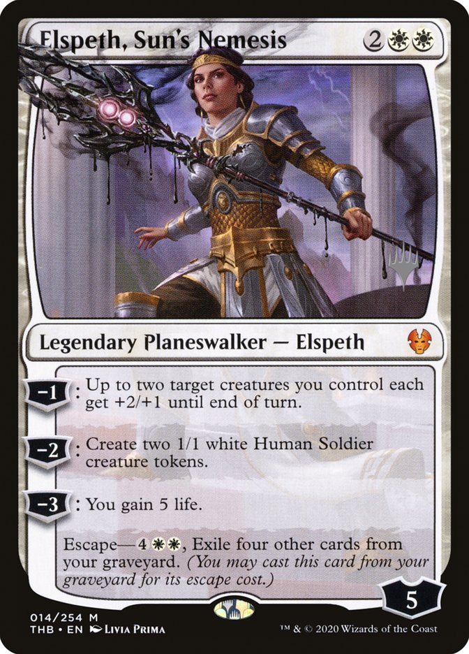 Elspeth, Sun's Nemesis (Promo Pack) [Theros Beyond Death Promos] | Exor Games Bridgewater