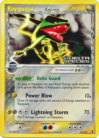 Rayquaza (13/113) (Delta Species) (Stamped) [EX: Delta Species] | Exor Games Bridgewater