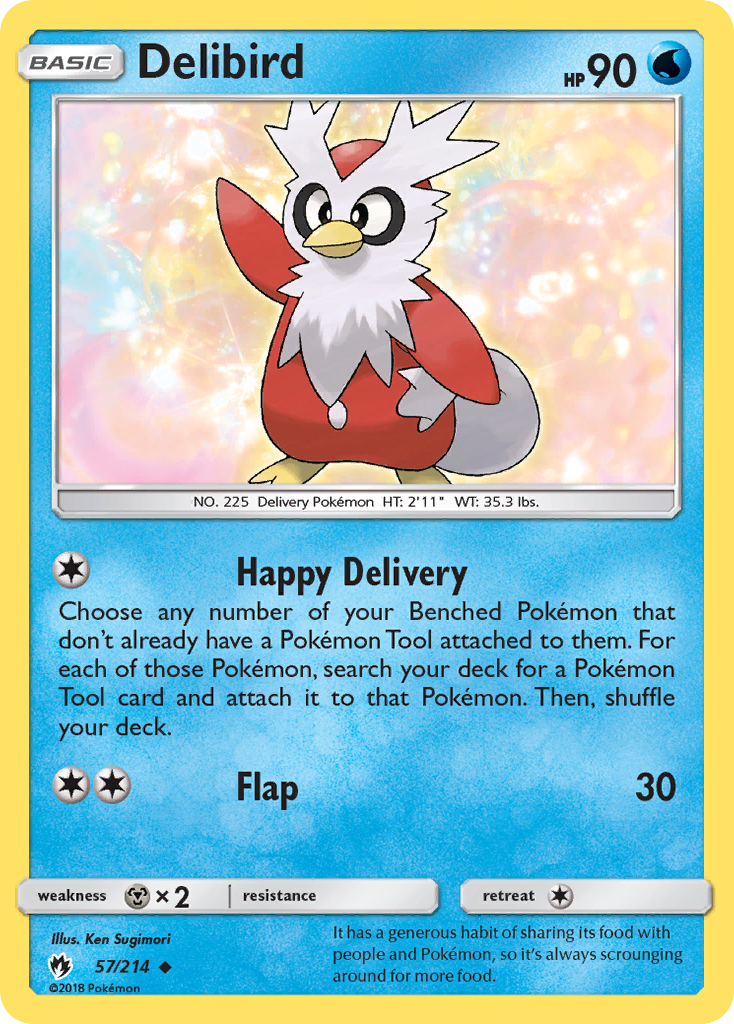 Delibird (57/214) [Sun & Moon: Lost Thunder] | Exor Games Bridgewater