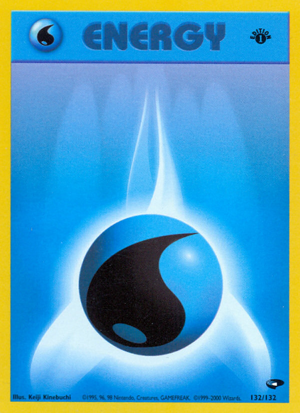 Water Energy (132/132) [Gym Challenge 1st Edition] | Exor Games Bridgewater