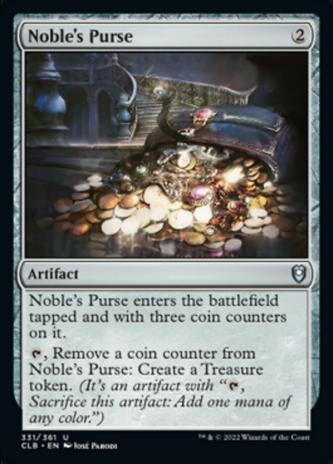 Noble's Purse [Commander Legends: Battle for Baldur's Gate] | Exor Games Bridgewater