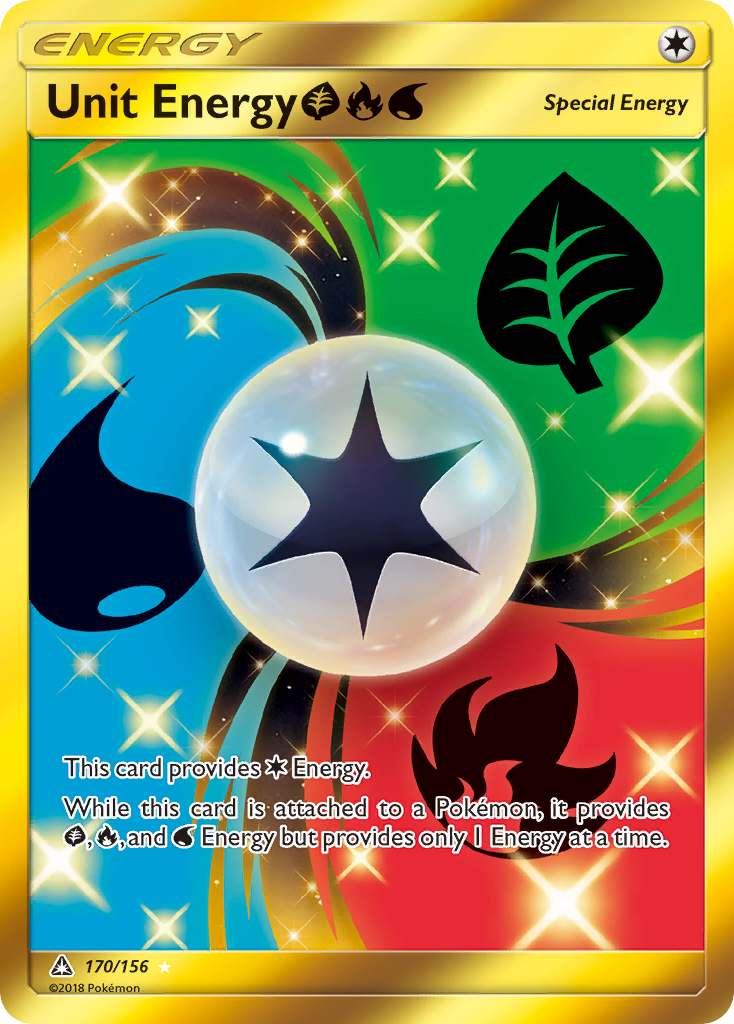 Unit Energy (170/156) (Grass, Fire, Water) [Sun & Moon: Ultra Prism] | Exor Games Bridgewater