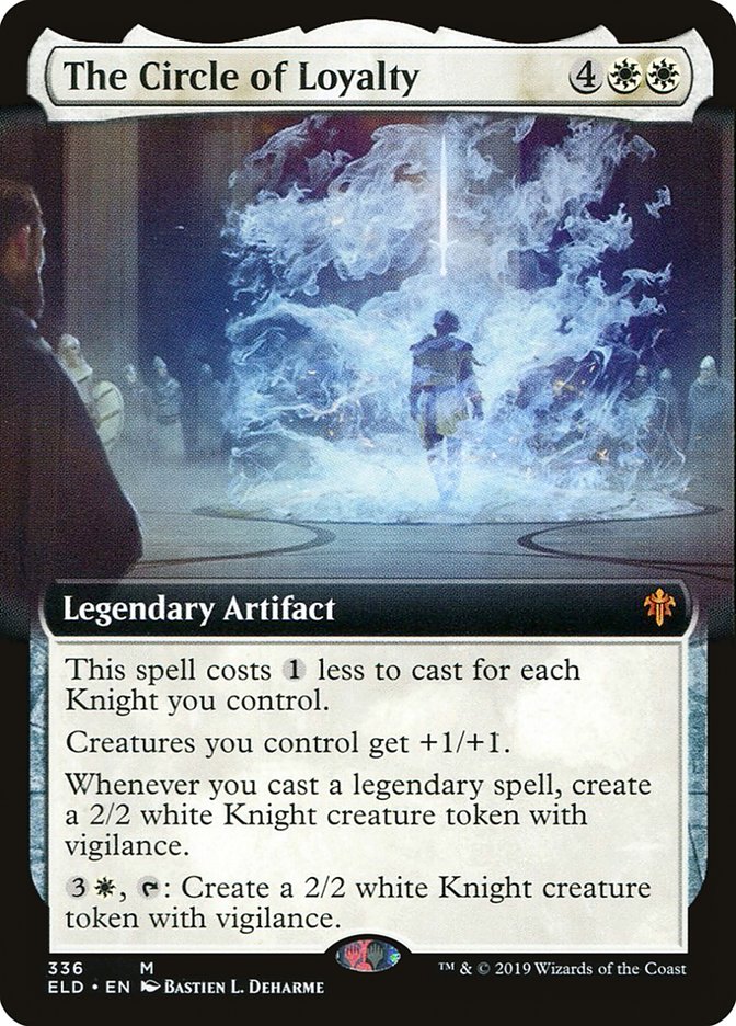 The Circle of Loyalty (Extended Art) [Throne of Eldraine] | Exor Games Bridgewater
