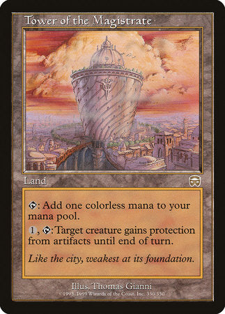 Tower of the Magistrate [Mercadian Masques] | Exor Games Bridgewater