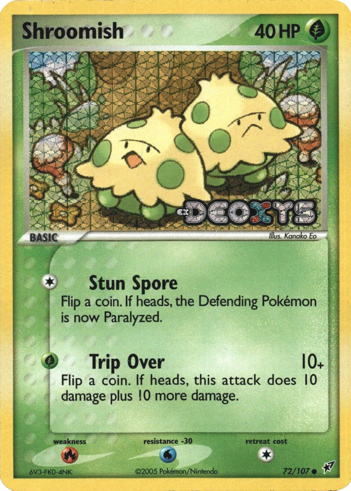 Shroomish (72/107) (Stamped) [EX: Deoxys] | Exor Games Bridgewater