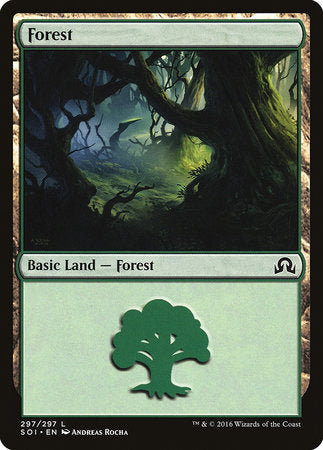 Forest (297) [Shadows over Innistrad] | Exor Games Bridgewater