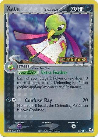 Xatu (25/101) (Delta Species) (Stamped) [EX: Dragon Frontiers] | Exor Games Bridgewater