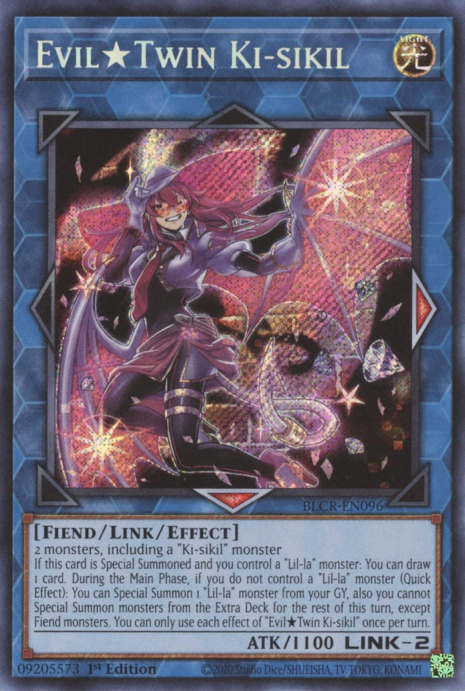 Evil Twin Ki-sikil [BLCR-EN096] Secret Rare | Exor Games Bridgewater