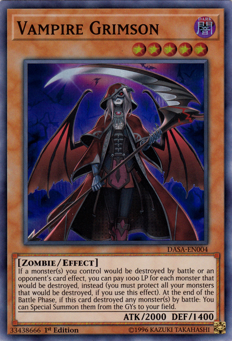 Vampire Grimson [DASA-EN004] Super Rare | Exor Games Bridgewater