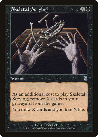 Skeletal Scrying [Odyssey] | Exor Games Bridgewater