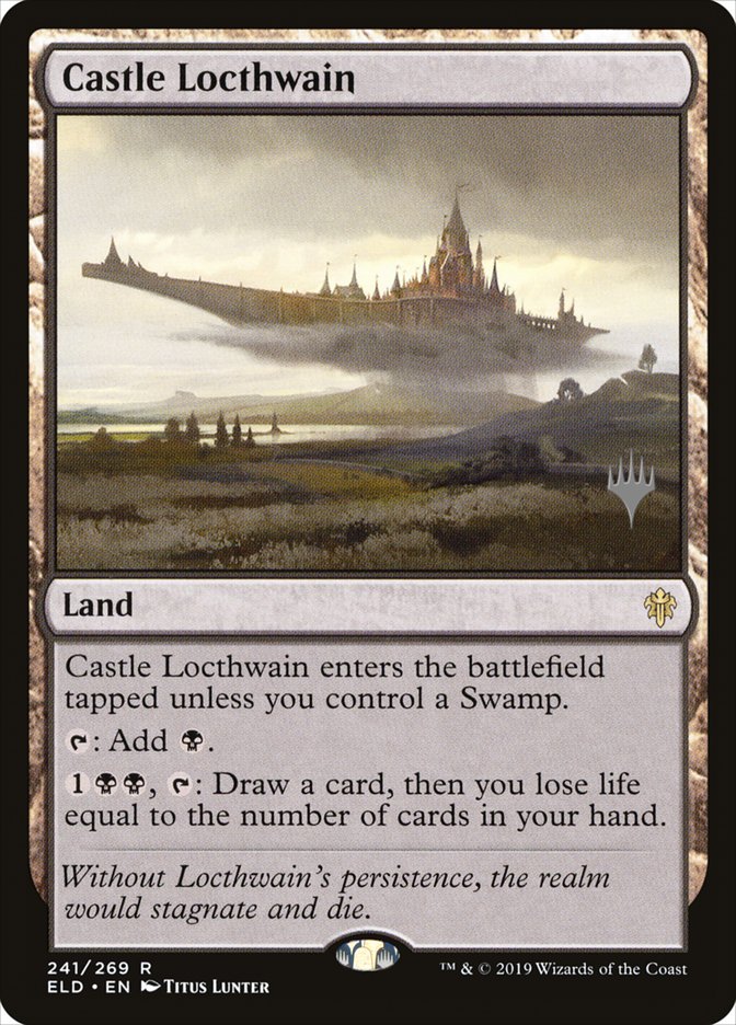 Castle Locthwain (Promo Pack) [Throne of Eldraine Promos] | Exor Games Bridgewater