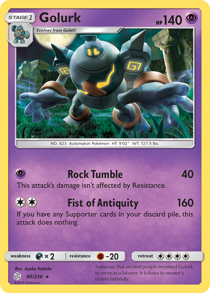 Golurk (90/236) [Sun & Moon: Cosmic Eclipse] | Exor Games Bridgewater