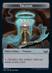 Treasure (014) // Rhino Warrior Double-sided Token [Streets of New Capenna Tokens] | Exor Games Bridgewater