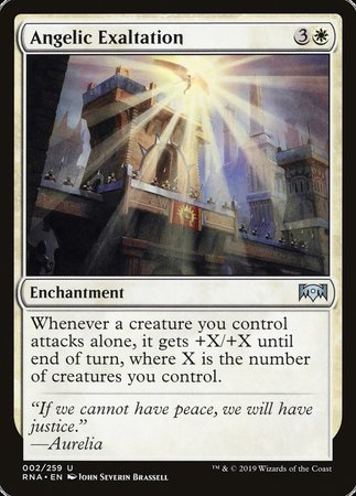 Angelic Exaltation [Ravnica Allegiance] | Exor Games Bridgewater