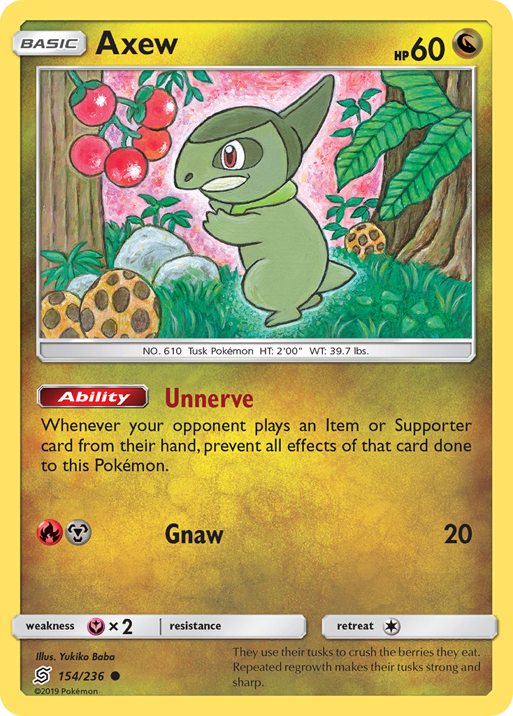 Axew (154/236) [Sun & Moon: Unified Minds] | Exor Games Bridgewater