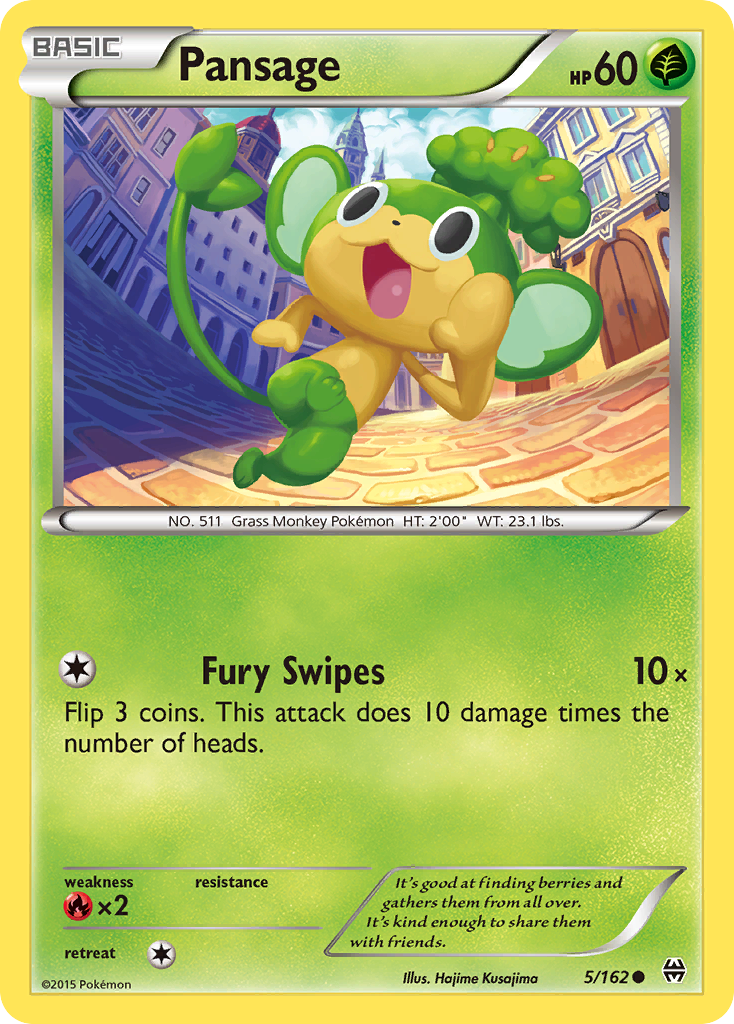 Pansage (5/162) [XY: BREAKthrough] | Exor Games Bridgewater