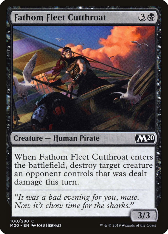 Fathom Fleet Cutthroat [Core Set 2020] | Exor Games Bridgewater