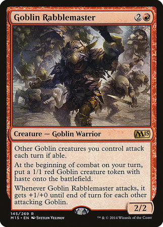 Goblin Rabblemaster [Magic 2015] | Exor Games Bridgewater