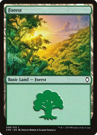 Forest (308) [Commander Anthology Volume II] | Exor Games Bridgewater