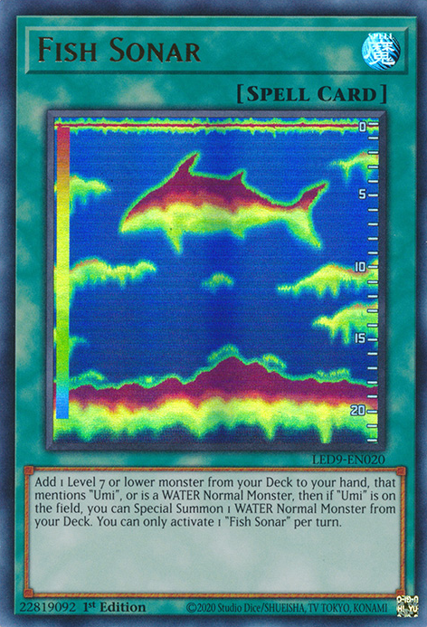 Fish Sonar [LED9-EN020] Ultra Rare | Exor Games Bridgewater