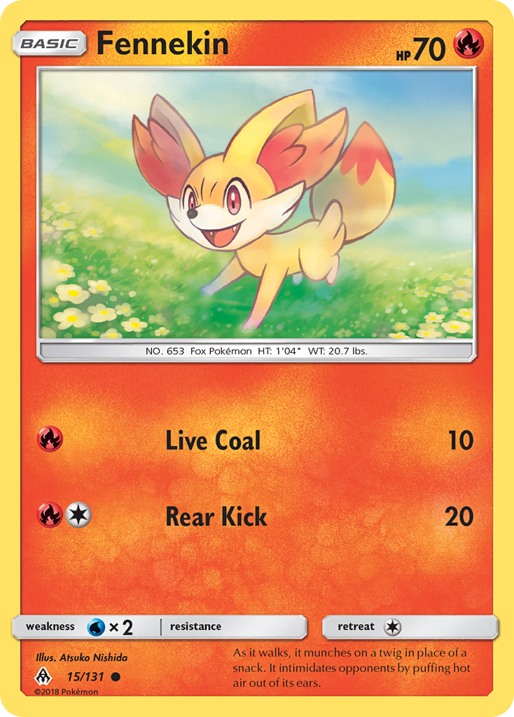 Fennekin (15/131) [Sun & Moon: Forbidden Light] | Exor Games Bridgewater