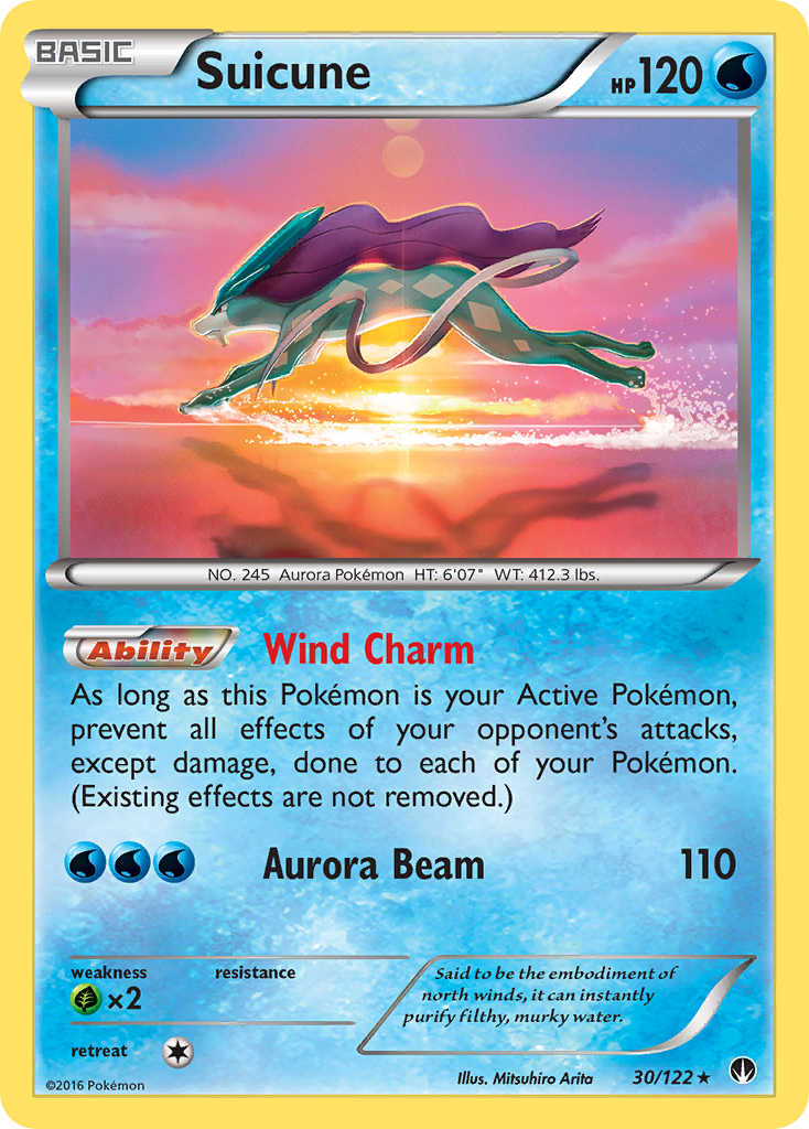 Suicune (30/122) [XY: BREAKpoint] | Exor Games Bridgewater