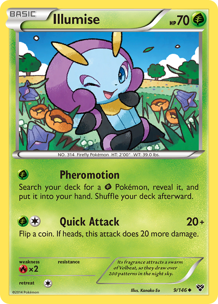 Illumise (9/146) [XY: Base Set] | Exor Games Bridgewater