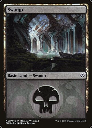 Swamp - Dimir (A02) [GRN Ravnica Weekend] | Exor Games Bridgewater