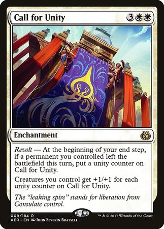 Call for Unity [Aether Revolt] | Exor Games Bridgewater