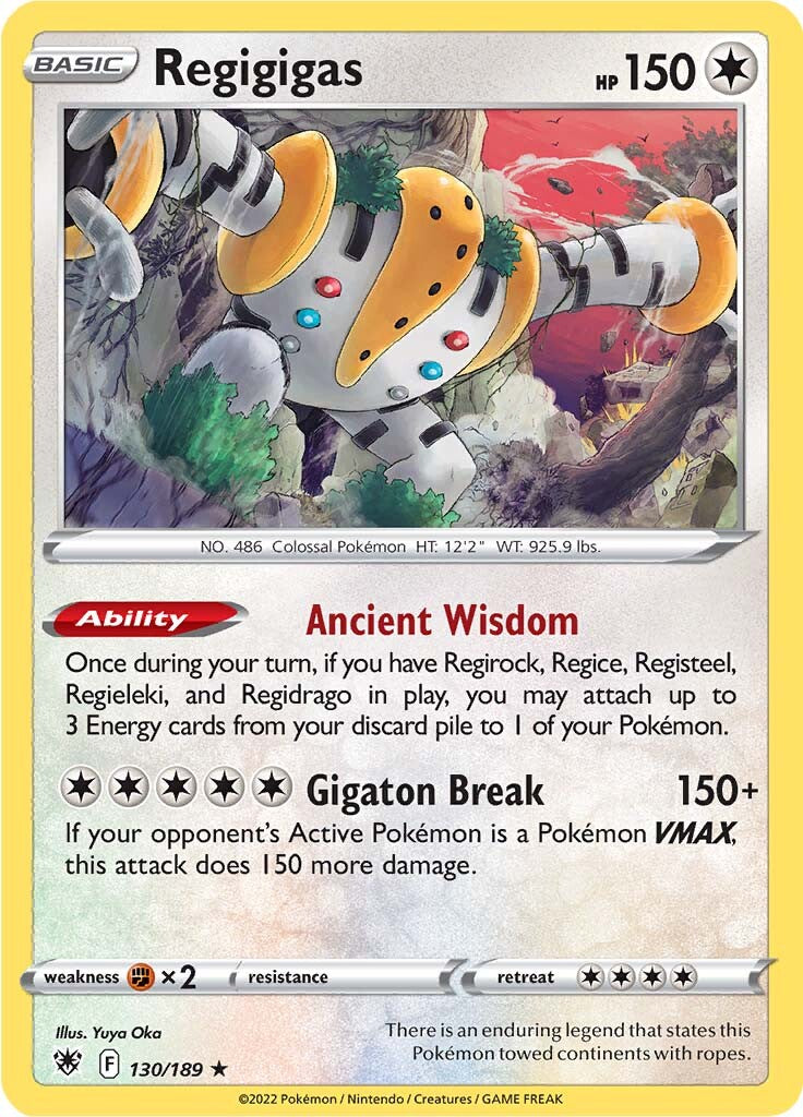 Regigigas (130/189) [Sword & Shield: Astral Radiance] | Exor Games Bridgewater