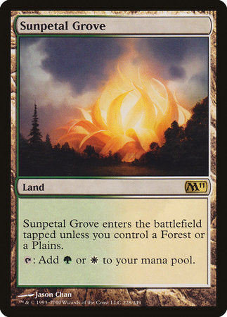 Sunpetal Grove [Magic 2011] | Exor Games Bridgewater