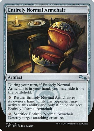 Entirely Normal Armchair [Unstable] | Exor Games Bridgewater